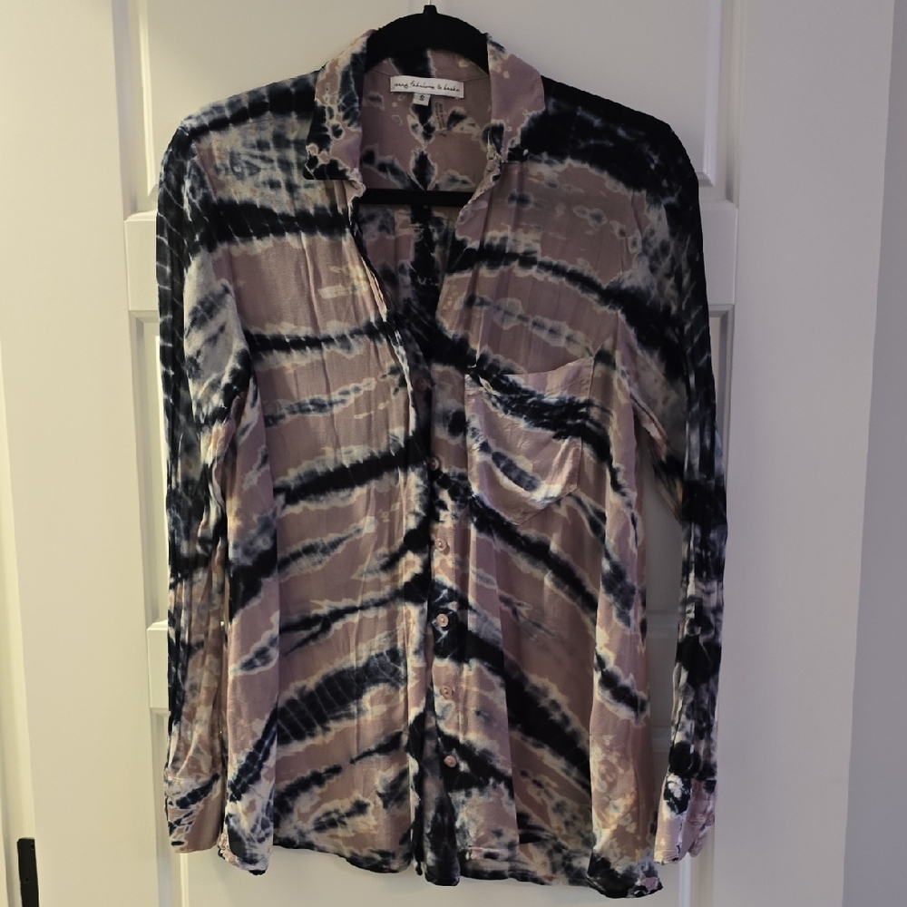 Young Fabulous & Broke Tie-Dye Blouse